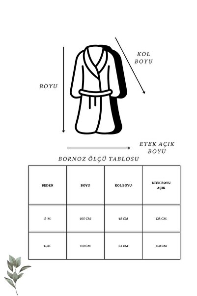 merland benvecocuk Men's Towel Bathrobe Set & # 37;100 Cotton Anthracite