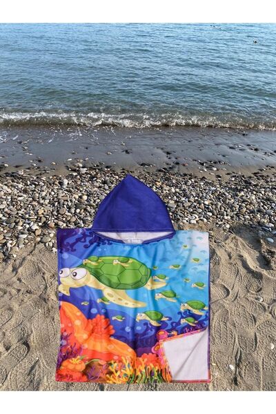 Dotamess Sea and Beach Towel for Children - Poncho
