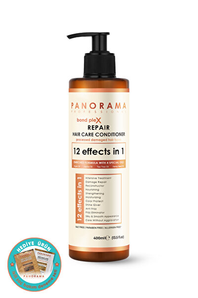 PANORAMA PROFESSIONAL بلسم إصلاح للشعر 400 مل - زيت الأرغان والجوجوبا والشاي ...