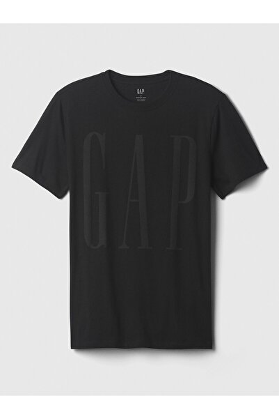 GAP Erkek Siyah Everyday Soft Logo T-Shirt