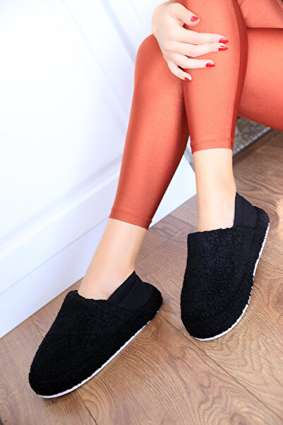 StWenn Γυναικείες μπότες από μάλλινο ύφασμα αρνιού Παπούτσια για το σπίτι Παπούτσια για το σπίτι Χοντρή αθόρυβη ελαφριά σόλα