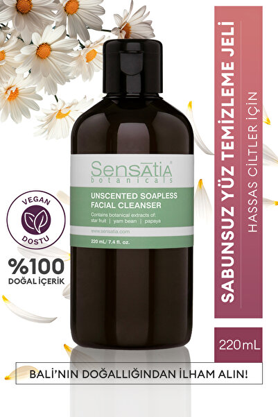 Sensatia Botanicals Hassas ve Alerji Eğilimli Cilt için Doğal Yüz Temizleme J...