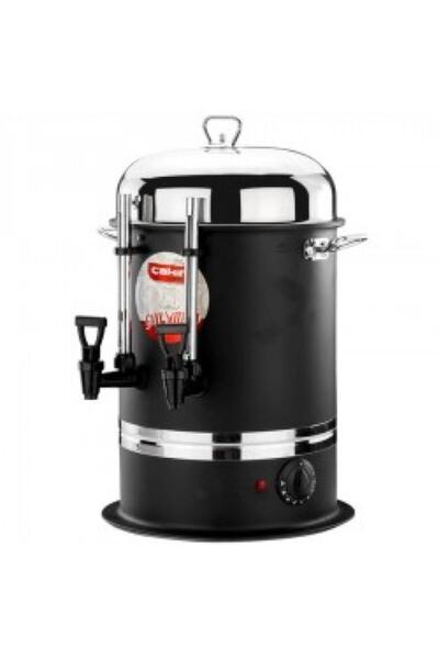 ÇAKIR Çelik Elektrikli Çay Semaveri, 120 Bardak, Endüstriyel Çay Otomatı, Sil...