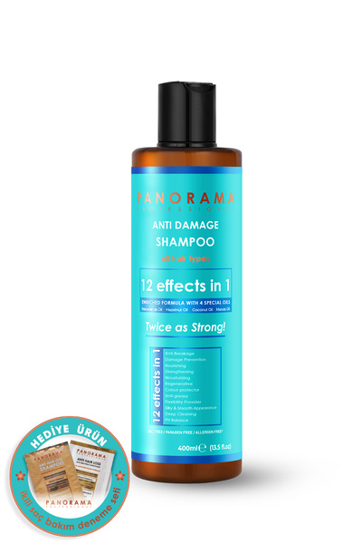 PANORAMA PROFESSIONAL Kuru Saçlar Için Macademia&hazelnut&coconut&marula Içeren Besleyici Ve Nemlendirici Şampuan 400 ml