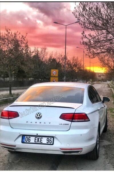 CARPİ Vw Passat B8 Spoiler Bagaj Üstü Spoiler - Spoyler Piano Black