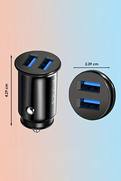 Beatitude Araba Numaratör Park Tel Oto Çakmaklık Şarj Aleti 2li Araç Aksesuar Seti