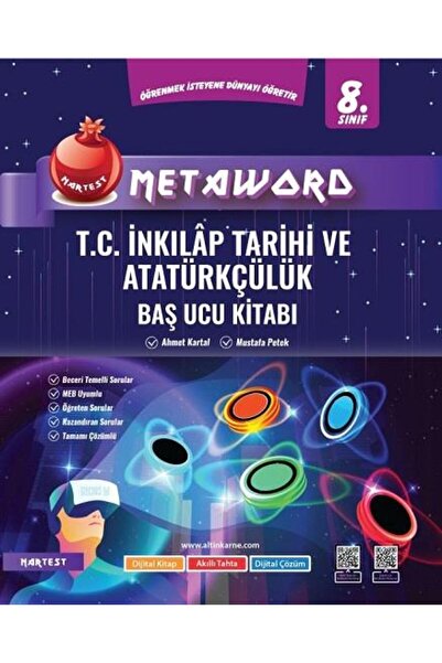Nartest Yayınevi Nartest 8. Sınıf Metaword T.C. İnkılâp Tarihi Ve Atatürkçülü...