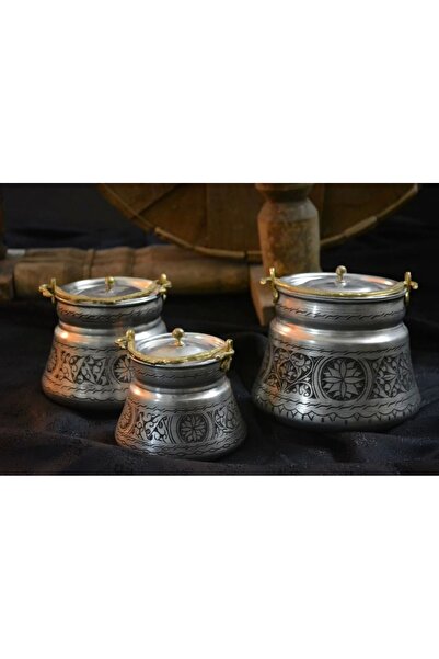 Bakır Concept Bakır Bakraç Oyma Nakışlı 5 Lt (İÇ- DIŞ KALAY)