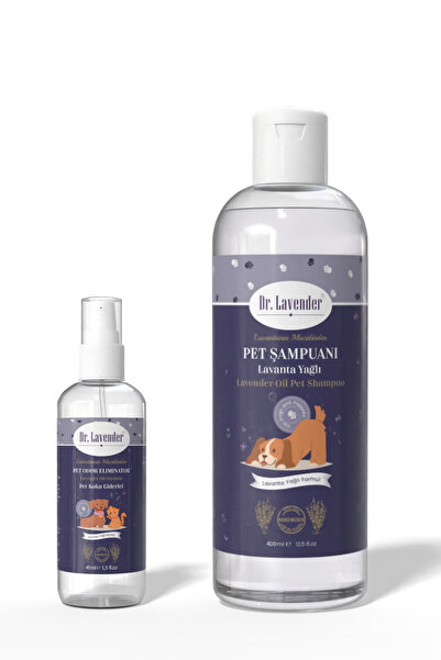 Dr.Lavender Antiseptik Köpek Şampuanı 400 Ml & Pet Koku Giderici 45 Ml