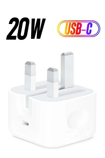Generic شاحن سريع USB-C بقوة 20 واط لجهاز iPhone (متوافق مع iPhone 15/14/13/12/SE/iPad)
