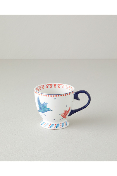 English Home Carnaval Birds New Bone China Mug Blue