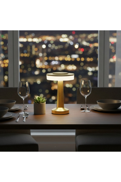 Kendal 3 Fonksiyonlu Masa Lambası (Dokunmatik Sensörlü) - ALTIN