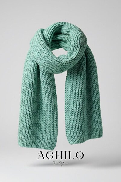 Aghilo Γυναικείο πλεκτό κασκόλ Θεσσαλονίκης (45x220)