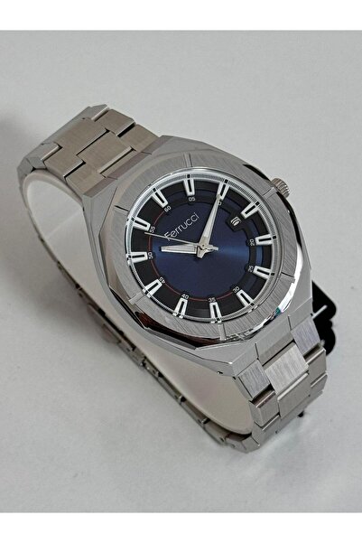 Ferrucci ERKEK KOL SAATİ METAL KASA - METAL KORDON 3 ATM SUYA DAYANIKLI