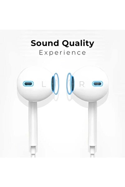 Generic In Ear Wired Earphones with 3.5mm Jack and Mic (White)
