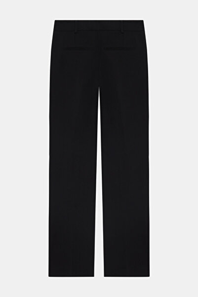 W Collection SİYAH BOL PAÇA YÜKSEK BEL PANTOLON