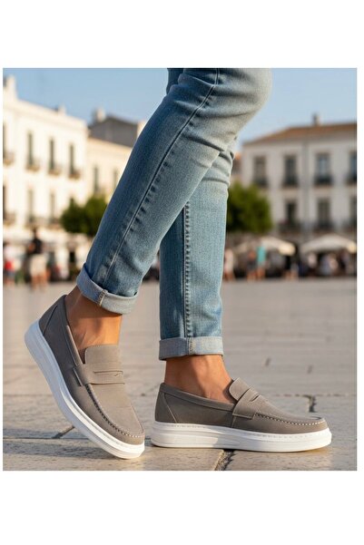Shubuu Γνήσιο δέρμα Ανδρικά παπούτσια Casual Μπεζ Nubuck Ορθοπεδικά χωρίς κορ...
