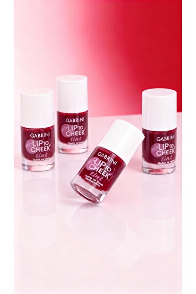 Gabrini Lip To Cheek Tint Coral Red