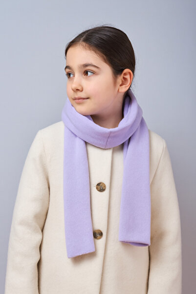 Sebir Moda Tek Renk Triko Çocuk Atkısı (5-10 Yaş, 30x140cm)