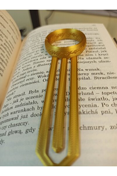 Genel Markalar Yüzüklerin Efendisi Temalı Kitap Ayracı V2 - Ürün Renginde Farklılık Olabilmektedir