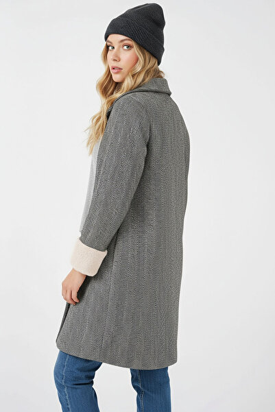 Bigdart 9145 Γυναικείο πουπουλένιο παλτό Fishback με μανίκια - D. Μαύρο