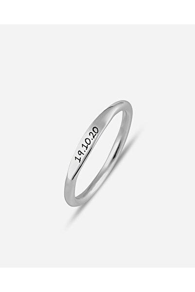 MEKS JEWELS Gümüş İsimli Ezme Yüzük