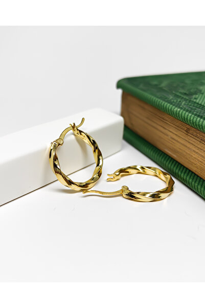 MEKS JEWELS Gümüş Burma Hallow Küpe