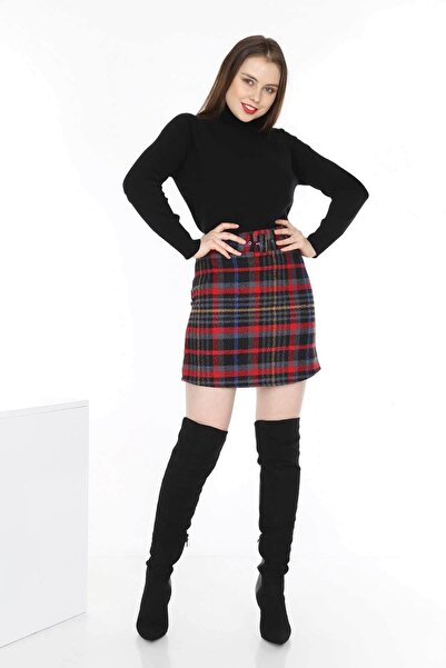 NEW LAVİVA Kadın Turuncu Etek 700-2504