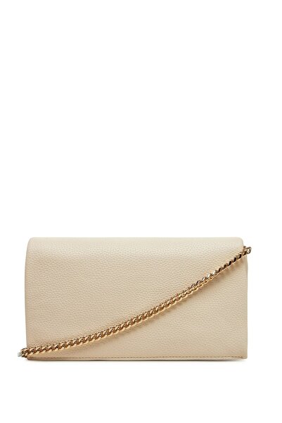 Tommy Hilfiger Women's Th Flap Chain Crossbody Bag - Beige