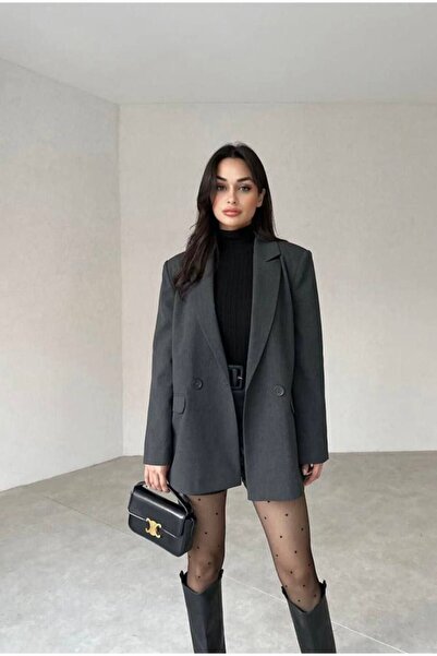 Lovely butik Women's Polyviscos Woven Two Button Blazer Jacket