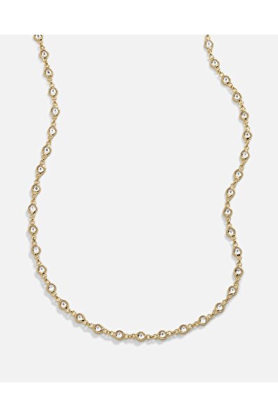 MEKS JEWELS Gümüş Taşlı Zincir