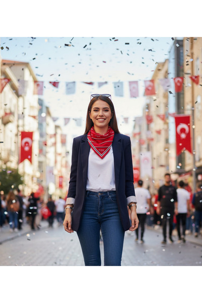 TUA باندانا/وشاح بنمط توقيع أتاتورك