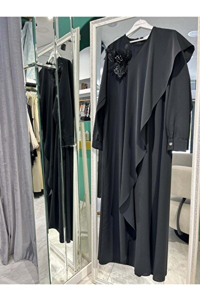 MERAM BUTİK فستان ميسيراميسس أليه - أسود - 40