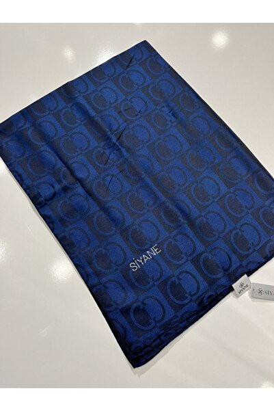 MERAM BUTİK شال سياني دايموند سي - 15