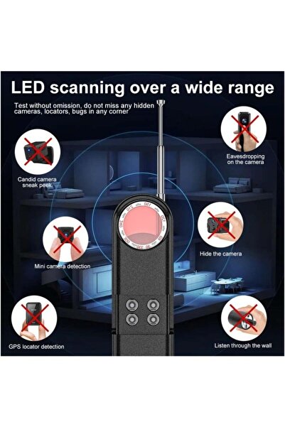 Generic Portable Hidden Camera Detector - Bug & GPS Finder, Anti-Spy Wireless Signal Scanner
