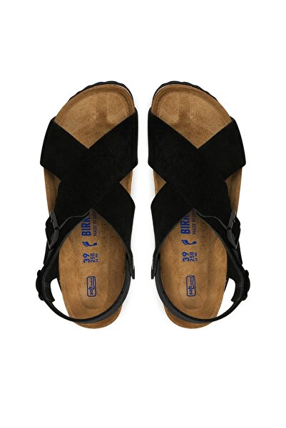 Birkenstock Jumpsuit Suede Leather Women's Black Sandals 1029779 Snikstra