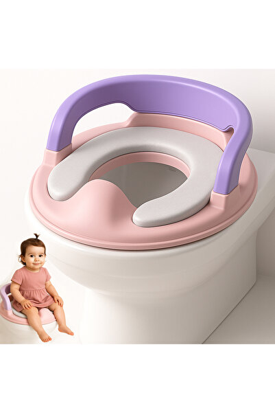 Linomag Παιδικό κάθισμα τουαλέτας με λαβές, φορητό, Αντιολισθητικό, ηλικίες 1...