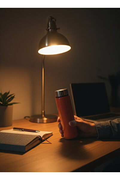 Blissra 550 Cc Glass Flask – Metal Lid, Leak-Proof Water Bottle