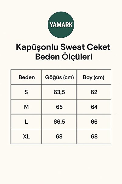 LG LAGULER Unisex Fermuarlı Polarlı Kapüşonlu Kanguru Cepli Oversize Kışlık Hoodie Ceket