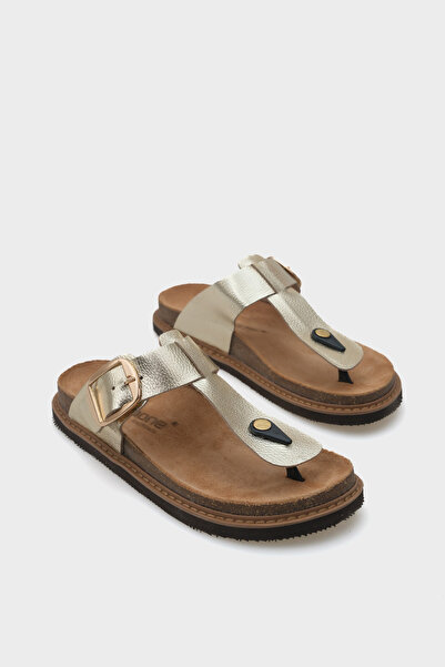 Capone Outfitters Nina Leather Flip Flops Women's Slippers