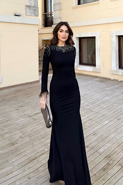 Sindimoda Nyla Otriş Detay Abiye