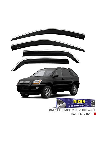 Niken Kia sportage cam rüzgarlığı kromlu 2006-09