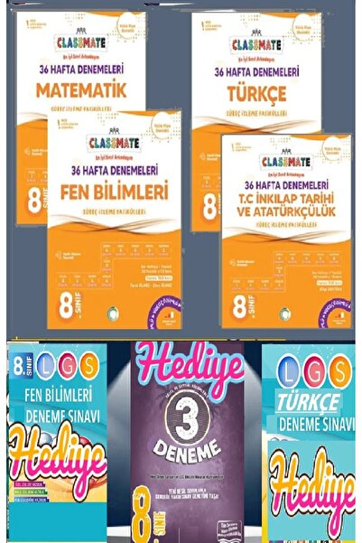 Okyanus Yayıncılık 8. Sınıf Classmate 36 Hafta matematik türkçe fen inkılap d...