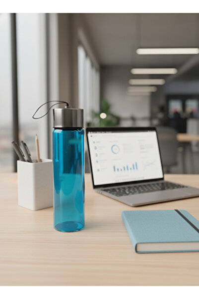 Blissra Borosilicate Glass Flask 450 ml – Metal Lid & Rope, Leak-Proof, Healthy Water Bottle