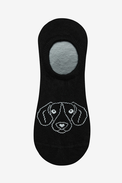 Penti 3 Çift Pamuklu Hayvan Desenli Burun Dikişsiz Sneaker Çorap