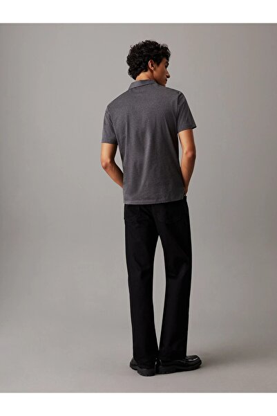 Calvin Klein Erkek Liquid Jersey Melang Polo T-shirt