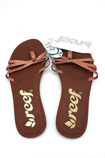 Reef Lexı Kadın Parmak Arası Terlik Ref1899 Kahve-43⅓