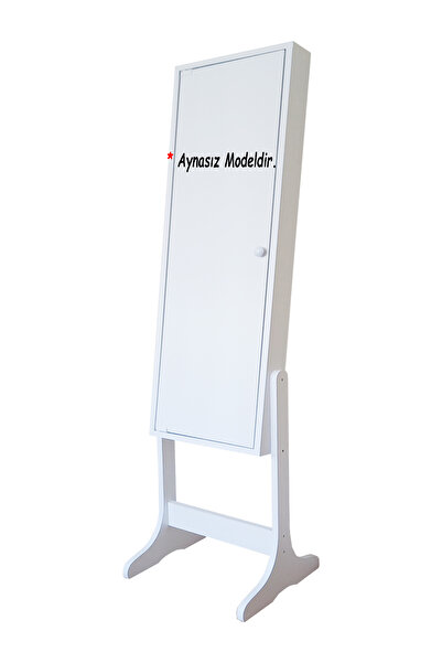First Mobilya Yıldız - Aynasız - Demonte - Ayaklı - Çok Amaçlı - Hediyelik - Takı Dolabı - Beyaz