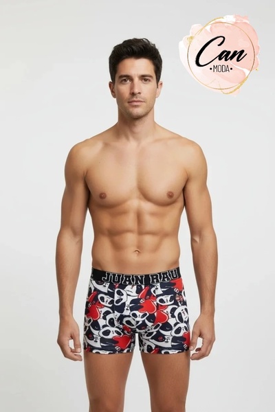 Juan Raul Мъжки боксерки с панда мотив - 95% памук