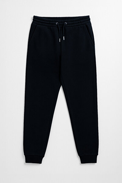 MARKAPIA Ανδρικό παντελόνι με ελαστικό πόδι σε μπλε ναυτικό χρώμα